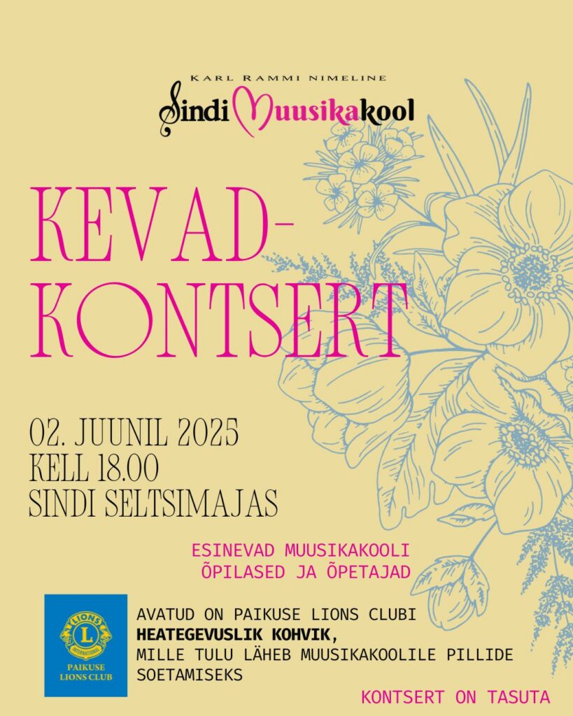 Muusikakooli traditsiooniline kevadkontsert