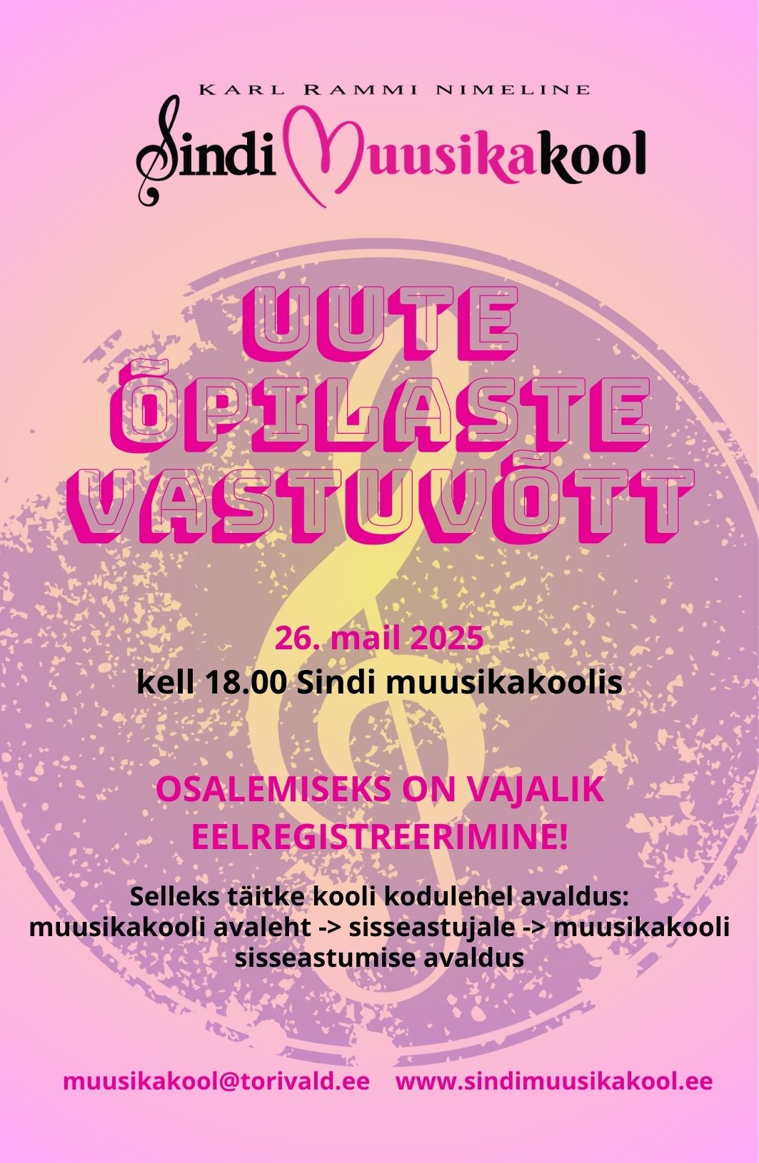 Uute õpilaste vastuvõtt