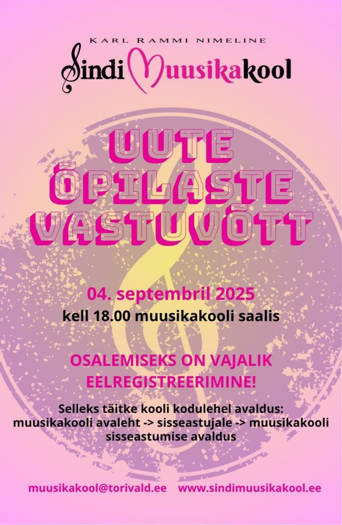 Sügisene uute õpilaste vastuvõtt