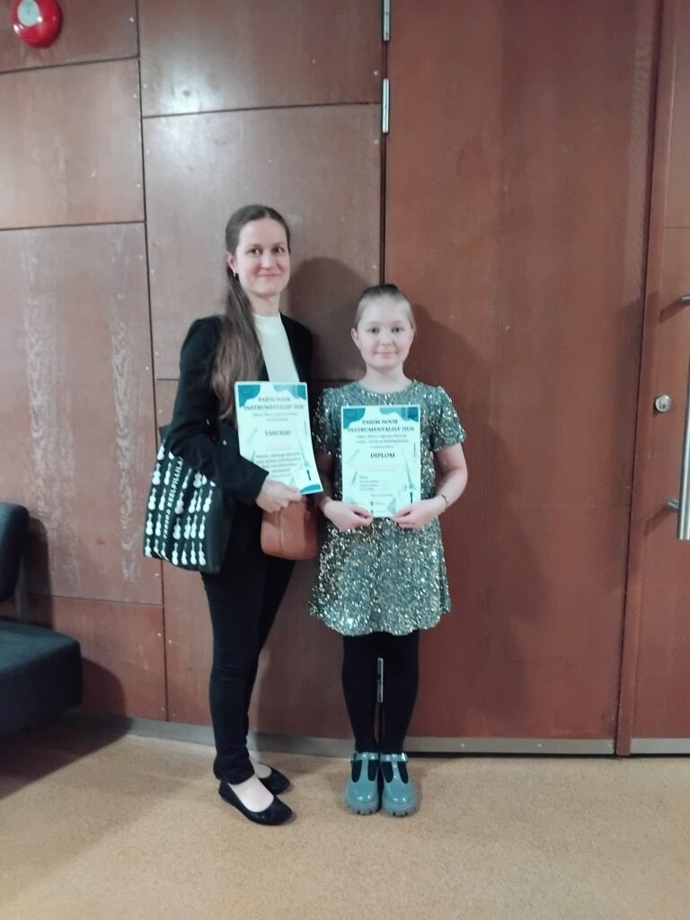 Palju õnne eduka osalemise puhul üleriigilise konkursi ”Noor Instrumentalist 2026” Lääne-Pärnu regiooni eelvoorus